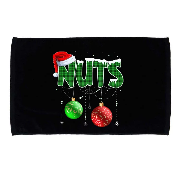 Chestnuts Matching Family Funny Chest Nuts Christmas Couples Microfiber Hand Towel