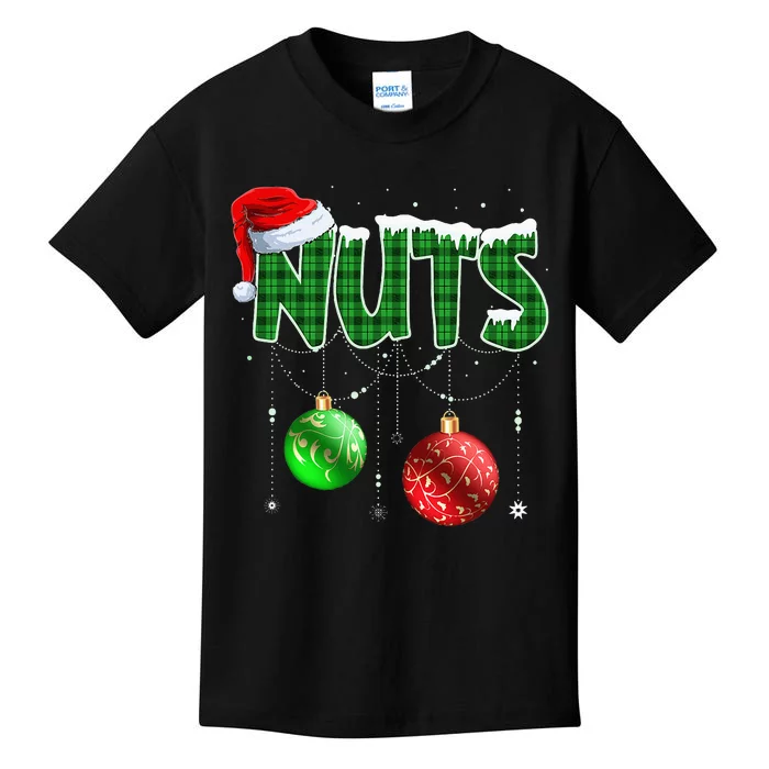 Chestnuts Matching Family Funny Chest Nuts Christmas Couples Kids T-Shirt