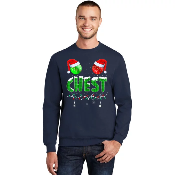 Chestnuts Matching Family Funny Chest Nuts Christmas Couples Sweatshirt