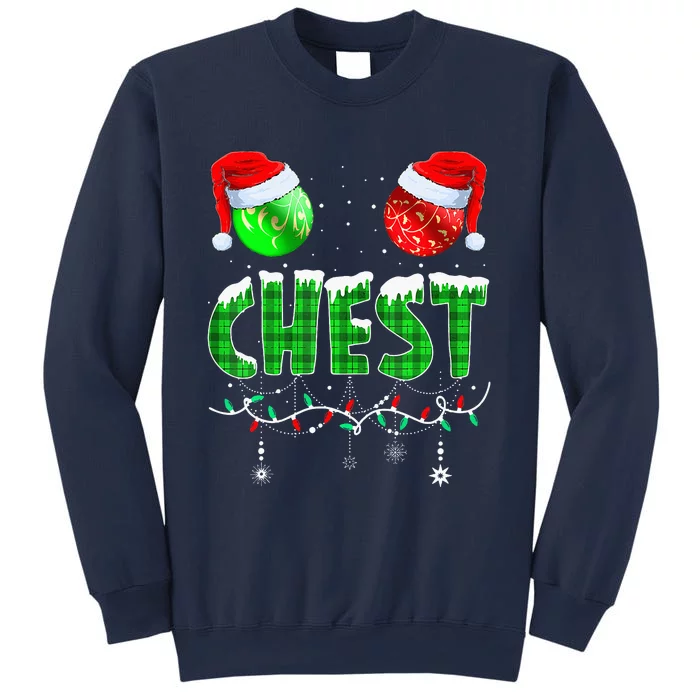 Chestnuts Matching Family Funny Chest Nuts Christmas Couples Sweatshirt