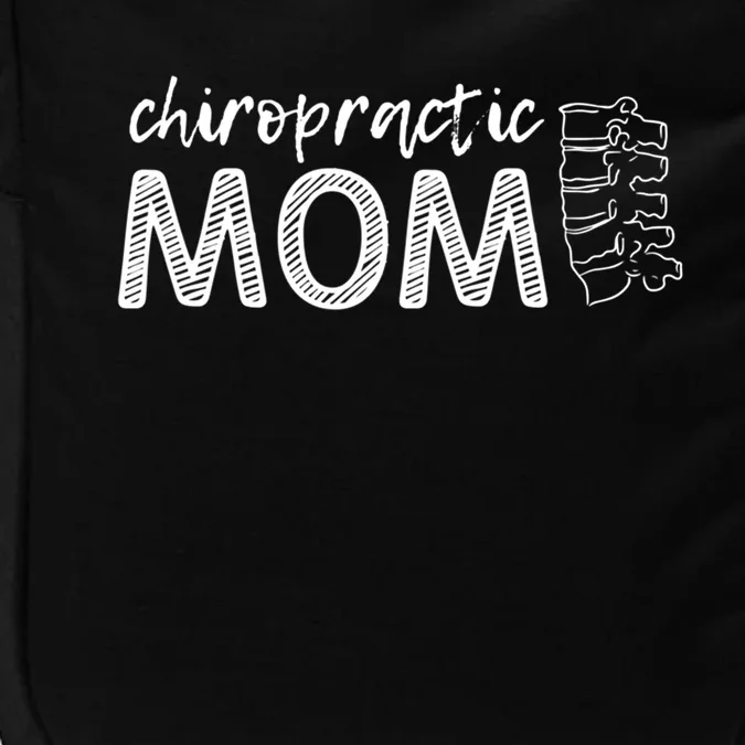 Chiropractic Mom Funny Chiropractor Mother's Day Chiro Humor Gift Impact Tech Backpack