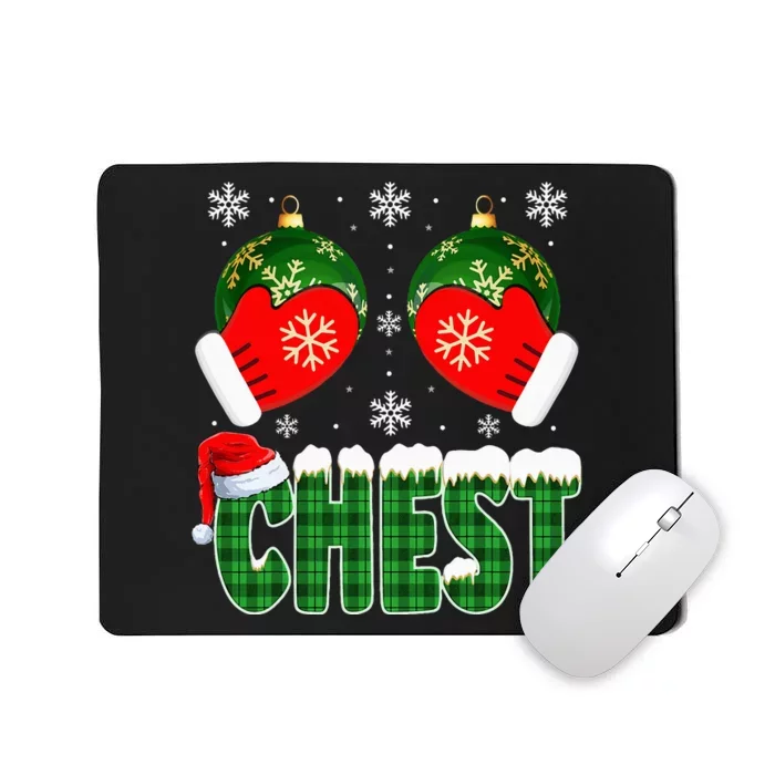 Chestnuts Matching Family Funny Chest Nuts Christmas Couples Mousepad