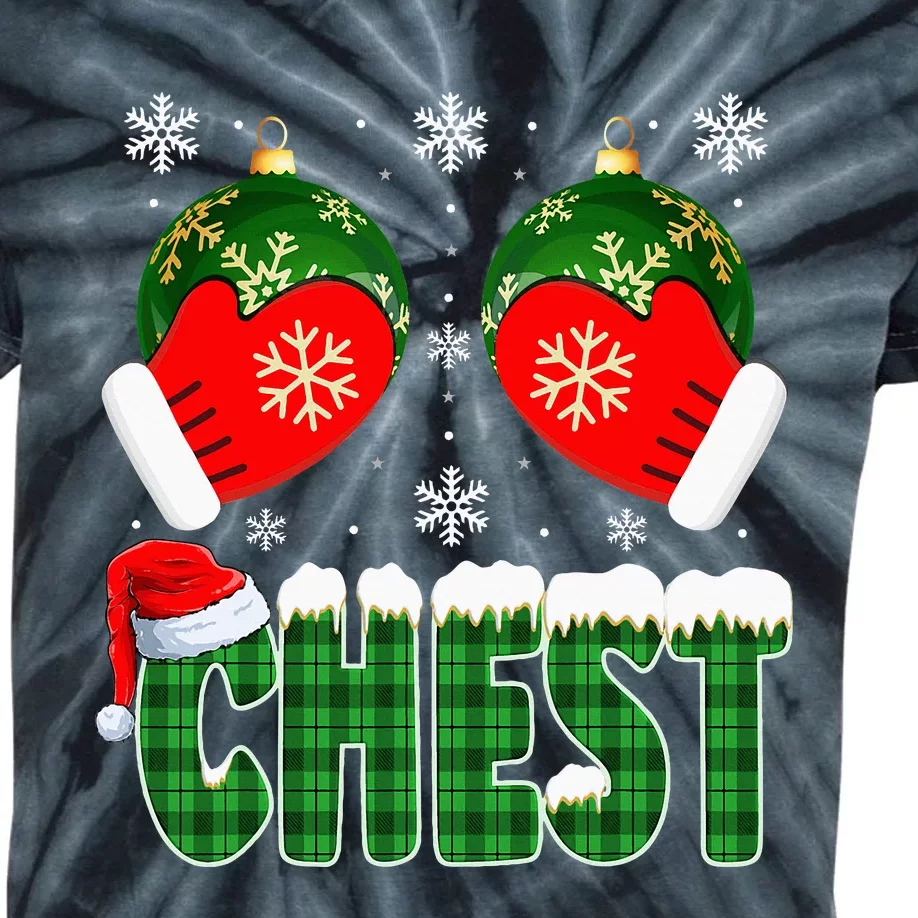 Chestnuts Matching Family Funny Chest Nuts Christmas Couples Kids Tie-Dye T-Shirt