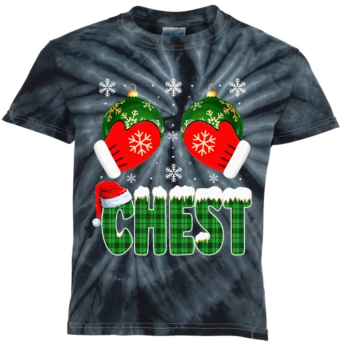 Chestnuts Matching Family Funny Chest Nuts Christmas Couples Kids Tie-Dye T-Shirt