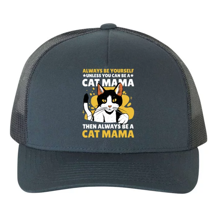 Cat Mama For Mothersday Ll Mother Gift Yupoong Adult 5-Panel Trucker Hat