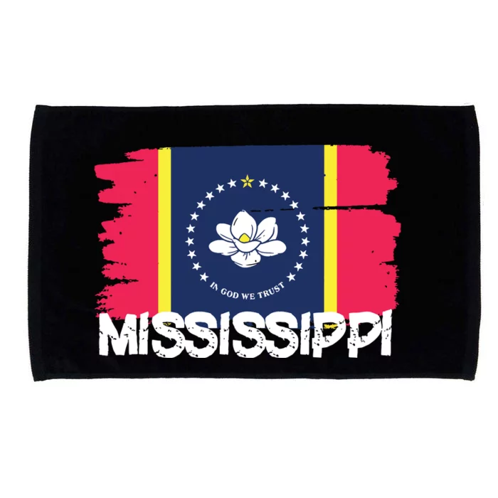 Cool Mississippi Flag Microfiber Hand Towel