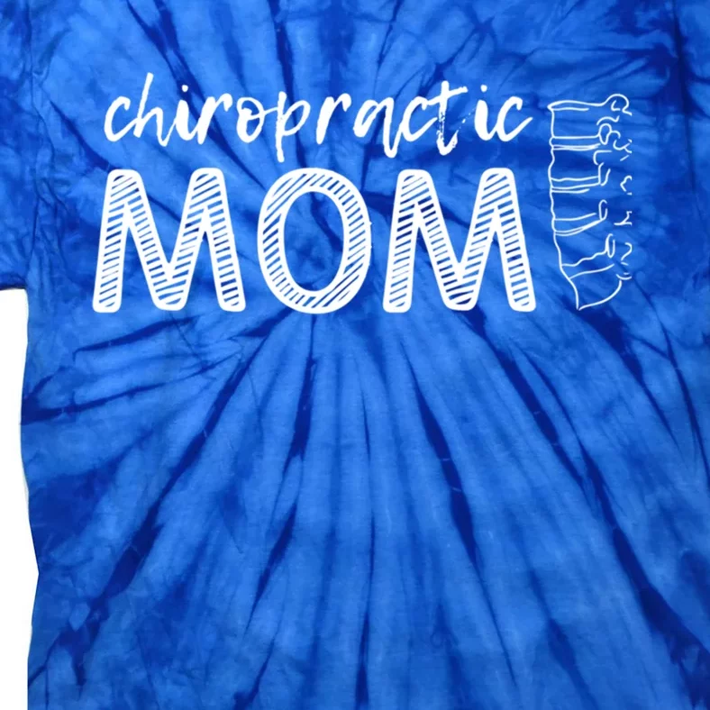 Chiropractic Mom Funny Chiropractor Mother's Day Chiro Humor Cool Gift Tie-Dye T-Shirt