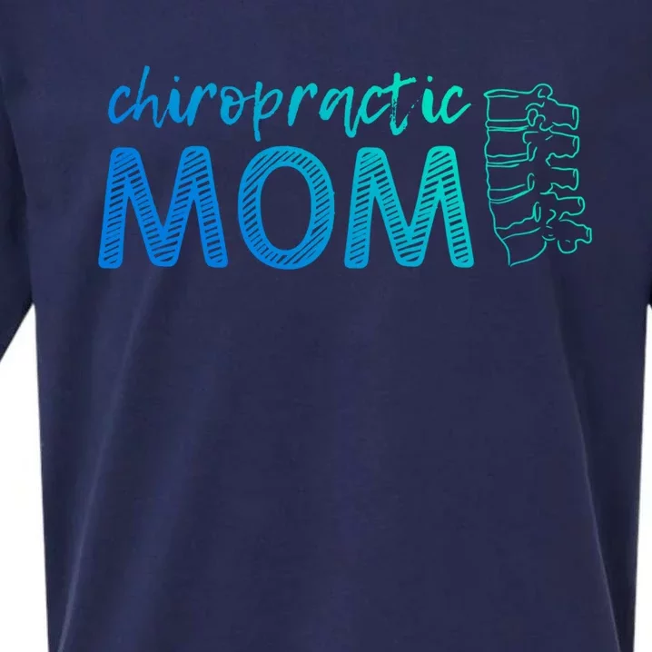 Chiropractic Mom Funny Chiropractor Mother's Day Chiro Humor Great Gift Sueded Cloud Jersey T-Shirt