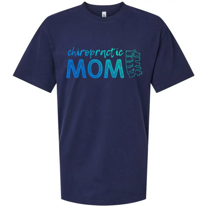 Chiropractic Mom Funny Chiropractor Mother's Day Chiro Humor Great Gift Sueded Cloud Jersey T-Shirt