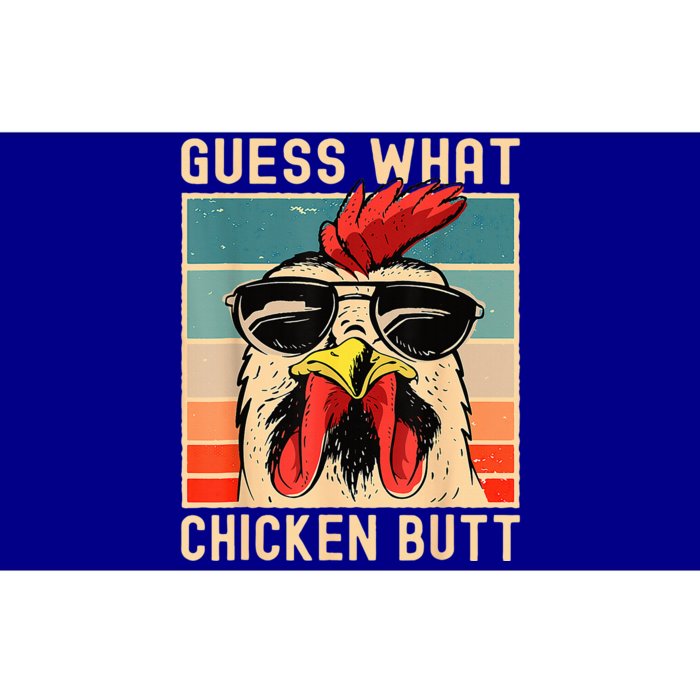 Chicken Meme Guess What Chicken Butt Bumper Sticker