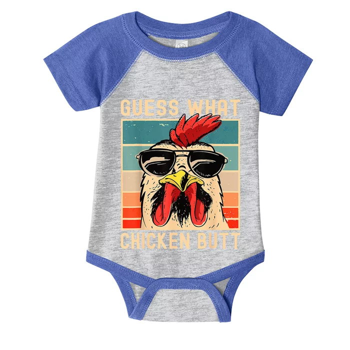 Chicken Meme Guess What Chicken Butt Infant Baby Jersey Bodysuit