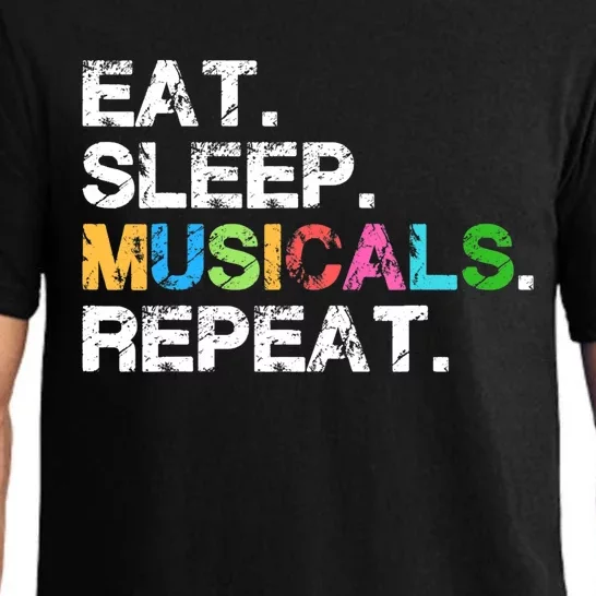 Cute Musicals Gift Funny Theatre Life Drama Theater Gift Pajama Set