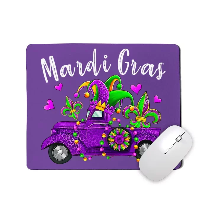 CooI Mardi Gras With Truck Mardi Gras Costume Mousepad