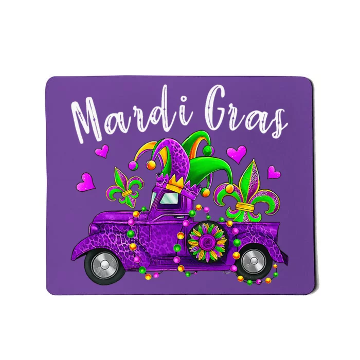 CooI Mardi Gras With Truck Mardi Gras Costume Mousepad