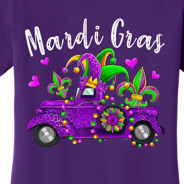 CooI Mardi Gras With Truck Mardi Gras Costume Women's T-Shirt