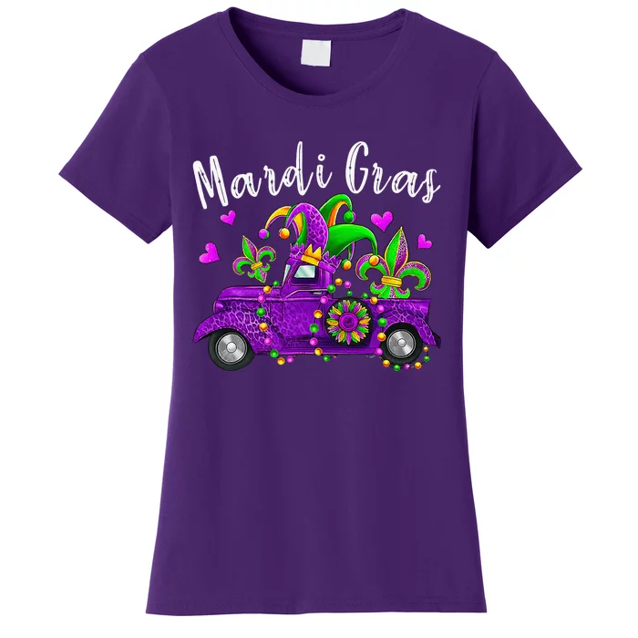 CooI Mardi Gras With Truck Mardi Gras Costume Women's T-Shirt