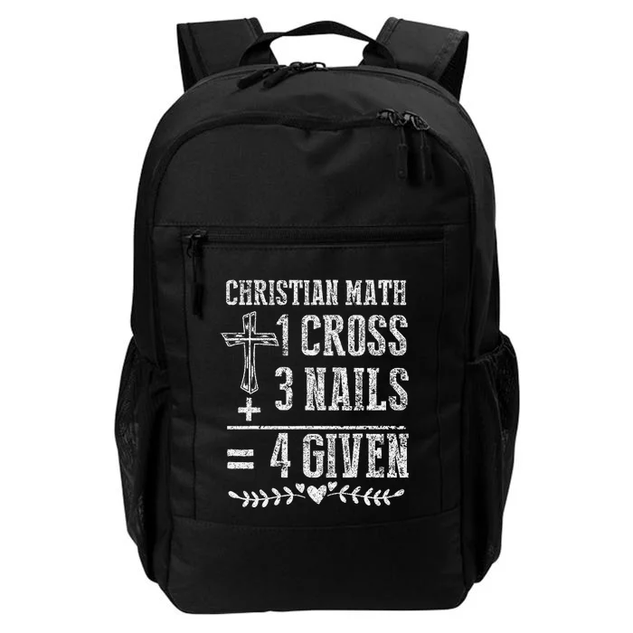 Christian Math God Worshiper Christ Follower Religion Daily Commute Backpack