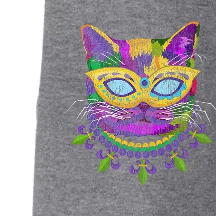 Cat Mardi Gras Doggie 3-End Fleece Hoodie