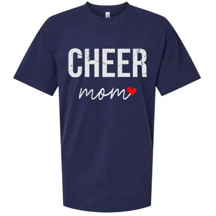 Cheer Mom Gift Idea Cheer Mom Sueded Cloud Jersey T-Shirt