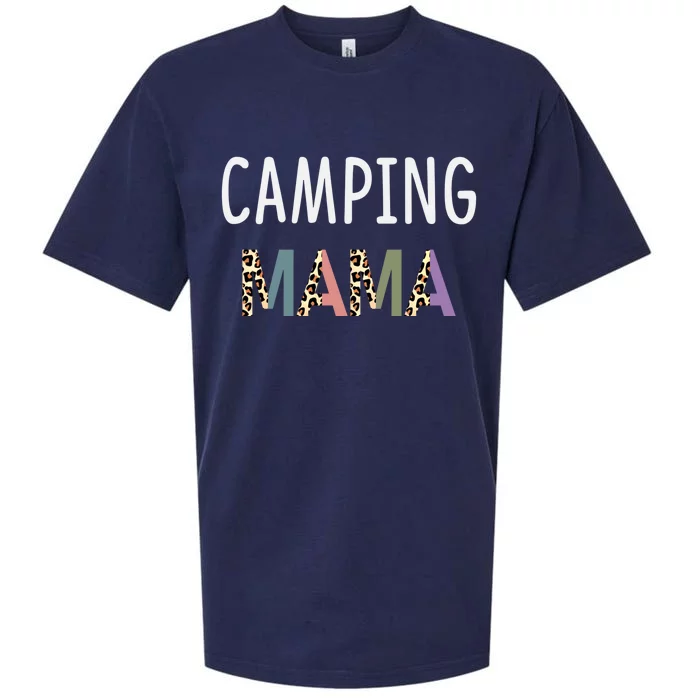 Camping Mom Gift Camper Gift Funny Camping Gift Sueded Cloud Jersey T-Shirt