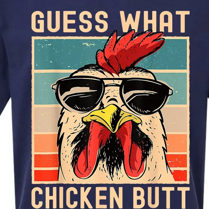 Chicken Meme Guess What Chicken Butt Sueded Cloud Jersey T-Shirt