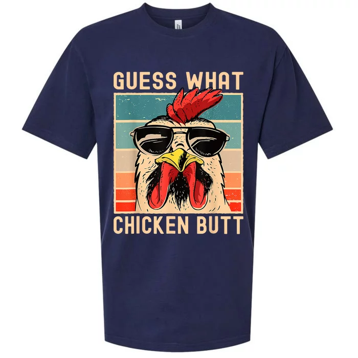 Chicken Meme Guess What Chicken Butt Sueded Cloud Jersey T-Shirt