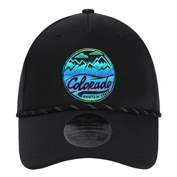 Colorado Mountains Gift Funny Enjoy Colorado Gift Performance The Dyno Cap