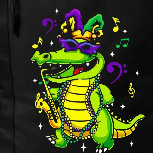 Cute Mardi Gras Alligator Daily Commute Backpack