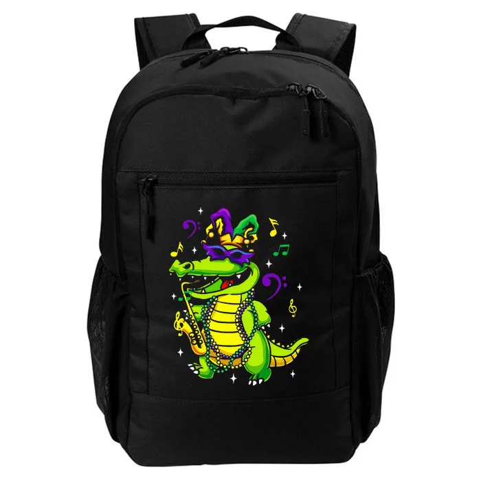 Cute Mardi Gras Alligator Daily Commute Backpack