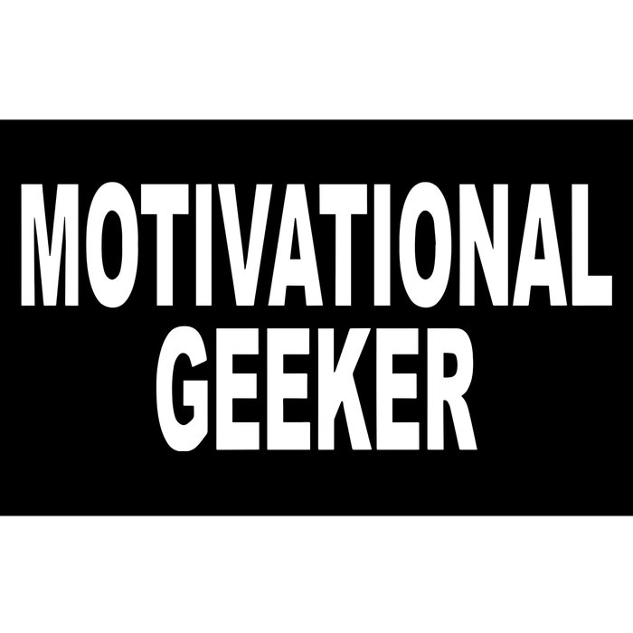 Cr1tter Motivational Geeker Bumper Sticker