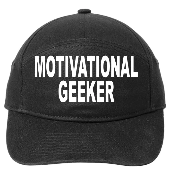 Cr1tter Motivational Geeker 7-Panel Snapback Hat