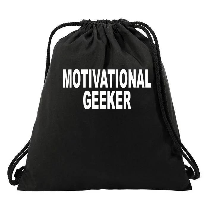 Cr1tter Motivational Geeker Drawstring Bag