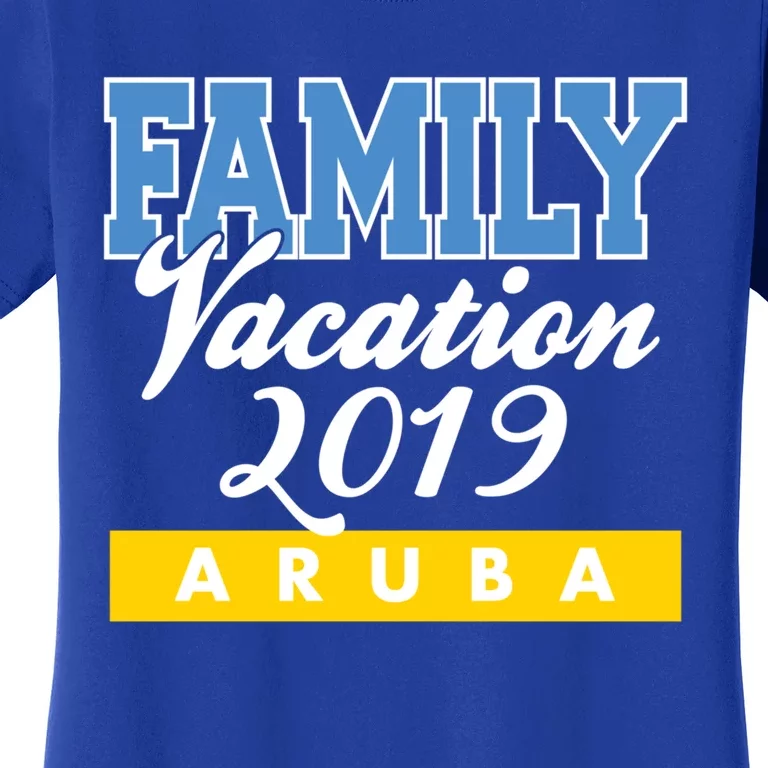 Cool Matching Group For 2019 Cool Gift Aruba Family Vacation Gift Women's T-Shirt