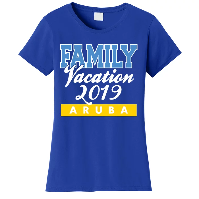 Cool Matching Group For 2019 Cool Gift Aruba Family Vacation Gift Women's T-Shirt