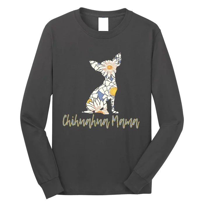 Chihuahua Mama Gifts For Lovers Long Sleeve Shirt