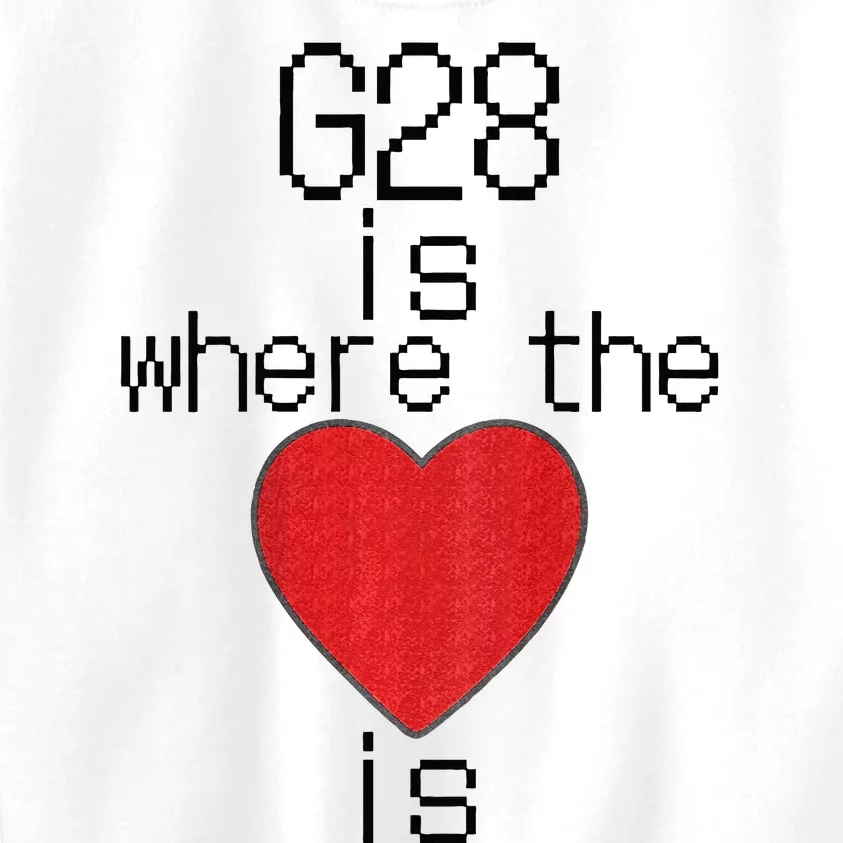 CNC Machinist G28 Home is where the heart is Kids Sweatshirt