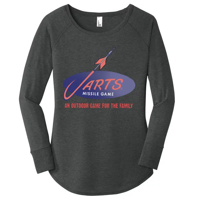 Carts Missile Game An Outdoor Game For The Family Women's Perfect Tri Tunic Long Sleeve Shirt