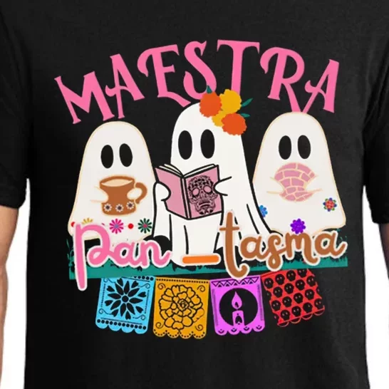 Cute Mexican Ghosts Spanish Teacher Boo Sheet Halloween Cute Gift Pajama Set