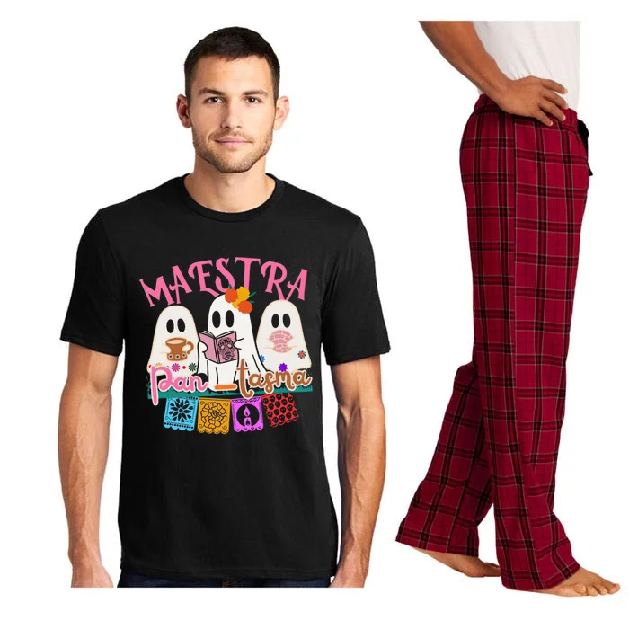 Cute Mexican Ghosts Spanish Teacher Boo Sheet Halloween Cute Gift Pajama Set