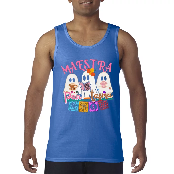 Cute Mexican Ghosts Spanish Teacher Boo Sheet Halloween Cute Gift Tank Top