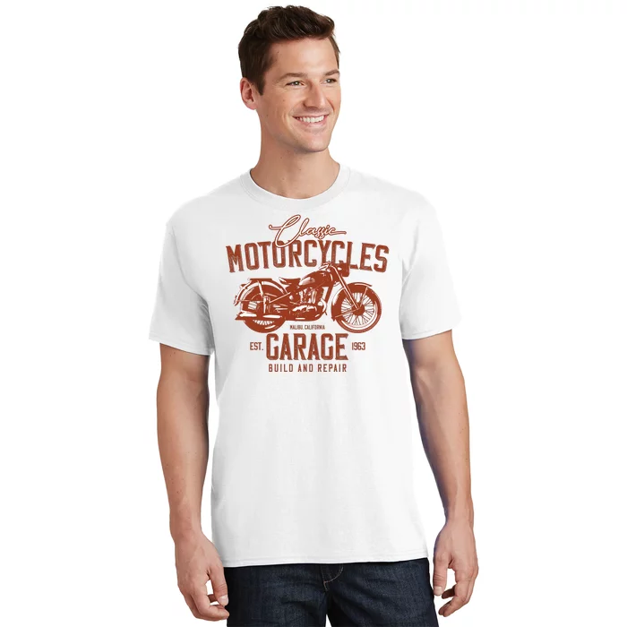 Classic Motorcycle Garage T-Shirt