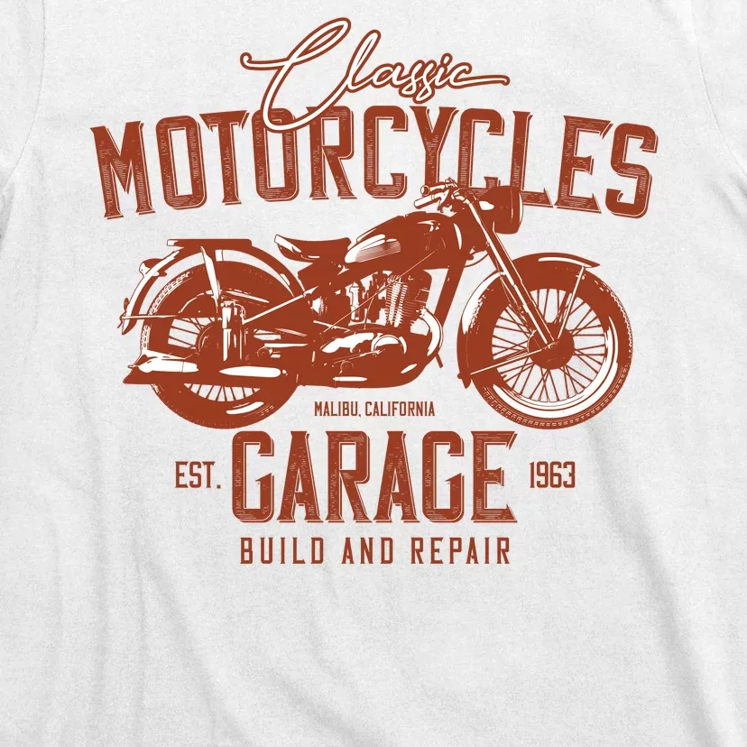 Classic Motorcycle Garage T-Shirt