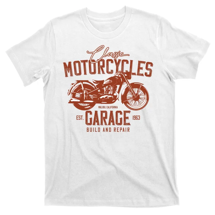 Classic Motorcycle Garage T-Shirt