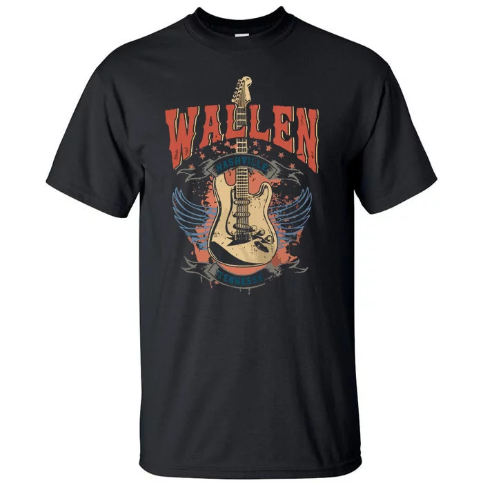 Country Music Guitar Tall T-Shirt