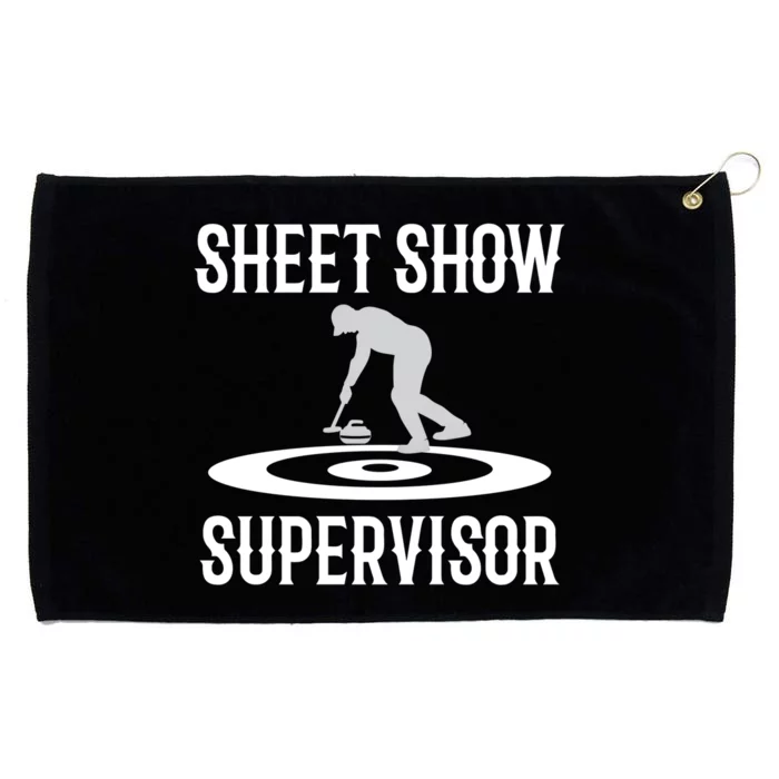 Curling Meaningful Gift Grommeted Golf Towel