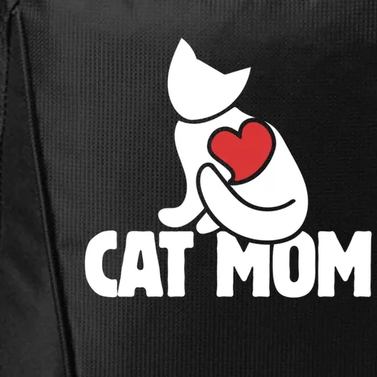 Cat Mom Gift Cats Moms Great Gift Cute Cat Mom Gift City Backpack