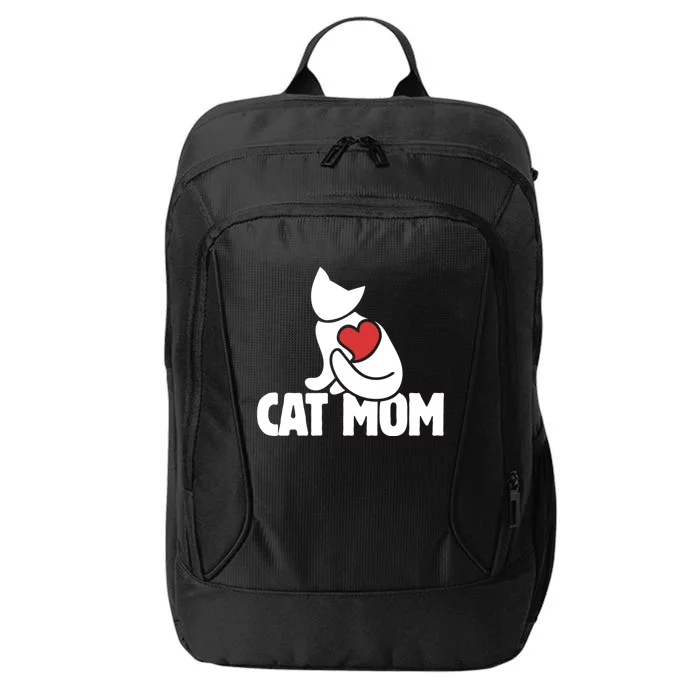 Cat Mom Gift Cats Moms Great Gift Cute Cat Mom Gift City Backpack