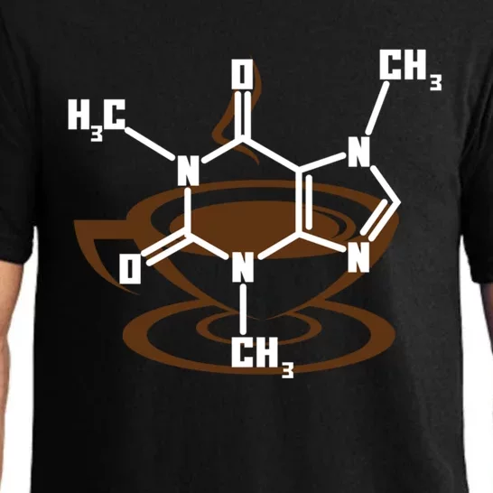 Caffeine Molecule Gift For Coffee Lovers And Science Nerds Meaningful Gift Pajama Set