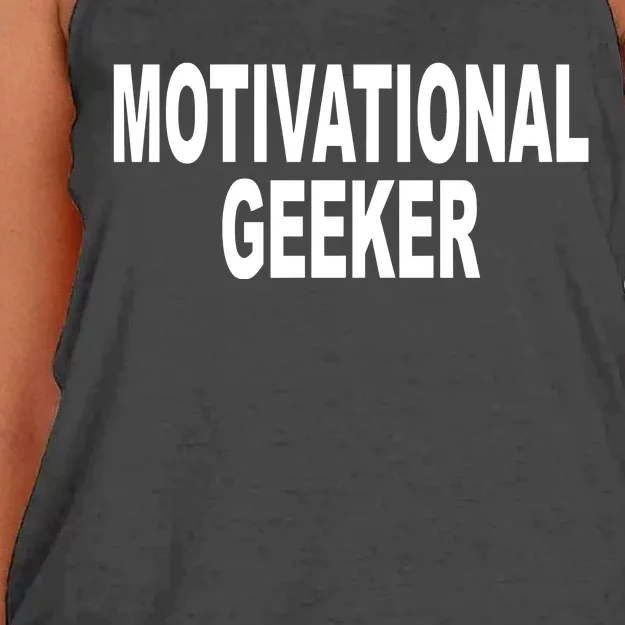 Cr1tter Motivational Geeker Women's Knotted Racerback Tank