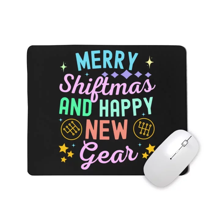 Christmas Manual Gearbox Merry Shiftmas And A Happy New Gear Mousepad